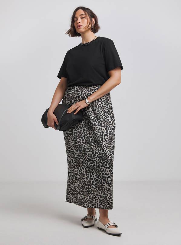 SIMPLY BE Satin Maxi Skirt 10